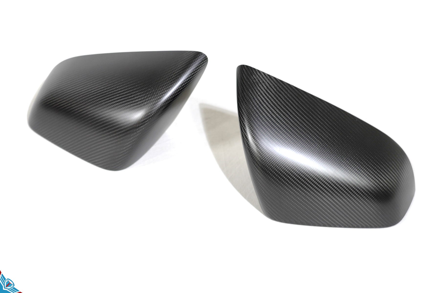 2016-2026 Tesla Model X OEM Design Dry Carbon Fiber Mirror Cover Overlays | FYBR Aerodynamics — photo 7 of 10