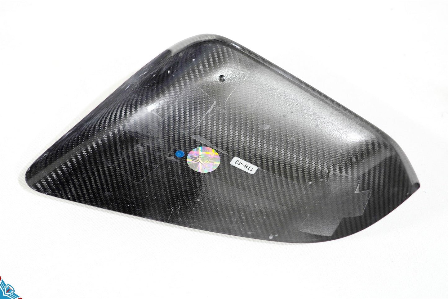 2016-2026 Tesla Model X OEM Design Dry Carbon Fiber Mirror Cover Overlays | FYBR Aerodynamics — photo 9 of 10