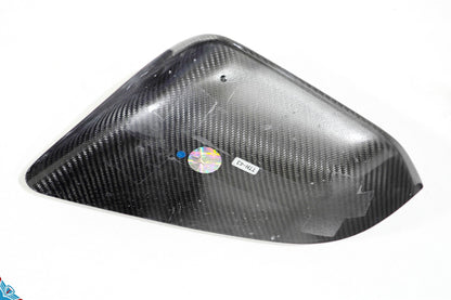 2016-2026 Tesla Model X OEM Design Dry Carbon Fiber Mirror Cover Overlays | FYBR Aerodynamics — photo 9 of 10