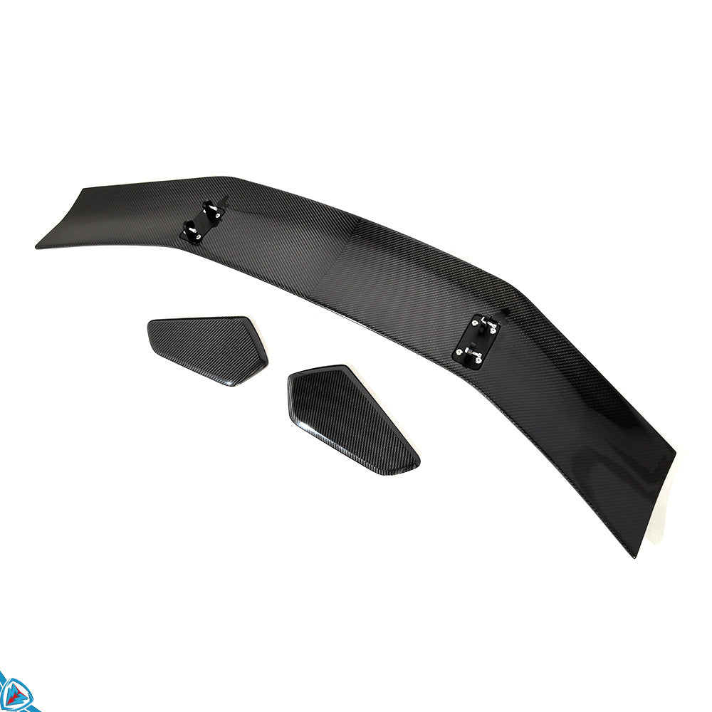 2017-2025 Porsche 718 Boxster & Cayman (982) Dry Carbon Fiber GT4 RS Style Swan Neck Wing