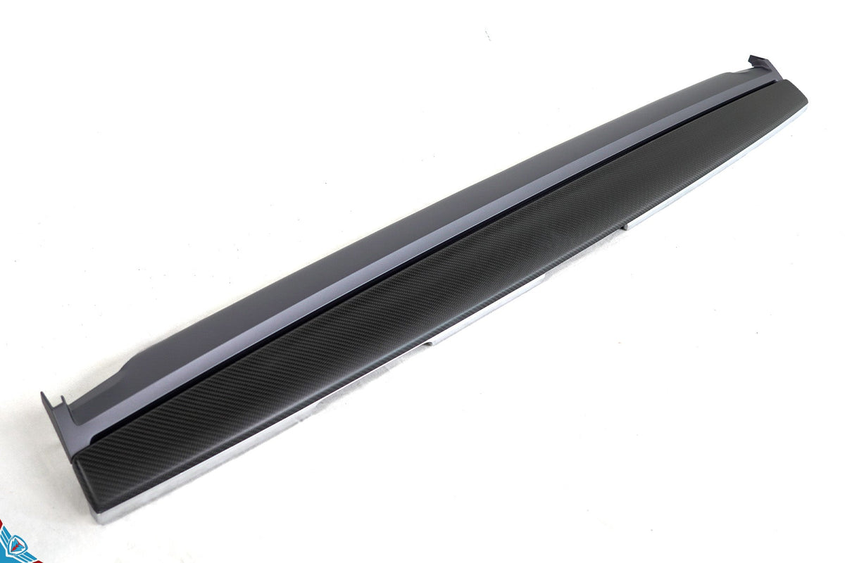 2017-2023 Tesla Model 3 & Model Y (1st-Gen) Matte Carbon Fiber Dashboard & Front Door Trim Replacement Kit | FYBR Aerodynamics — photo 5 of 8