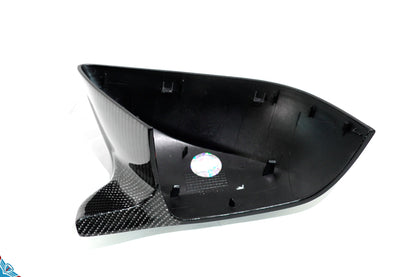 2017-2023 Tesla Model 3 (MK1) Bull Horn Carbon Fiber Mirror Covers | FYBR Aerodynamics — photo 4 of 9