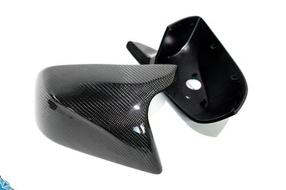 2017-2023 Tesla Model 3 (MK1) Bull Horn Carbon Fiber Mirror Covers | FYBR Aerodynamics — photo 5 of 9