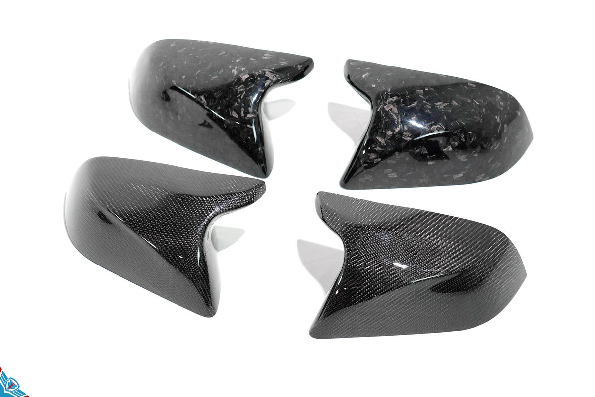 2017-2023 Tesla Model 3 (MK1) Bull Horn Carbon Fiber Mirror Covers | FYBR Aerodynamics — photo 1 of 9