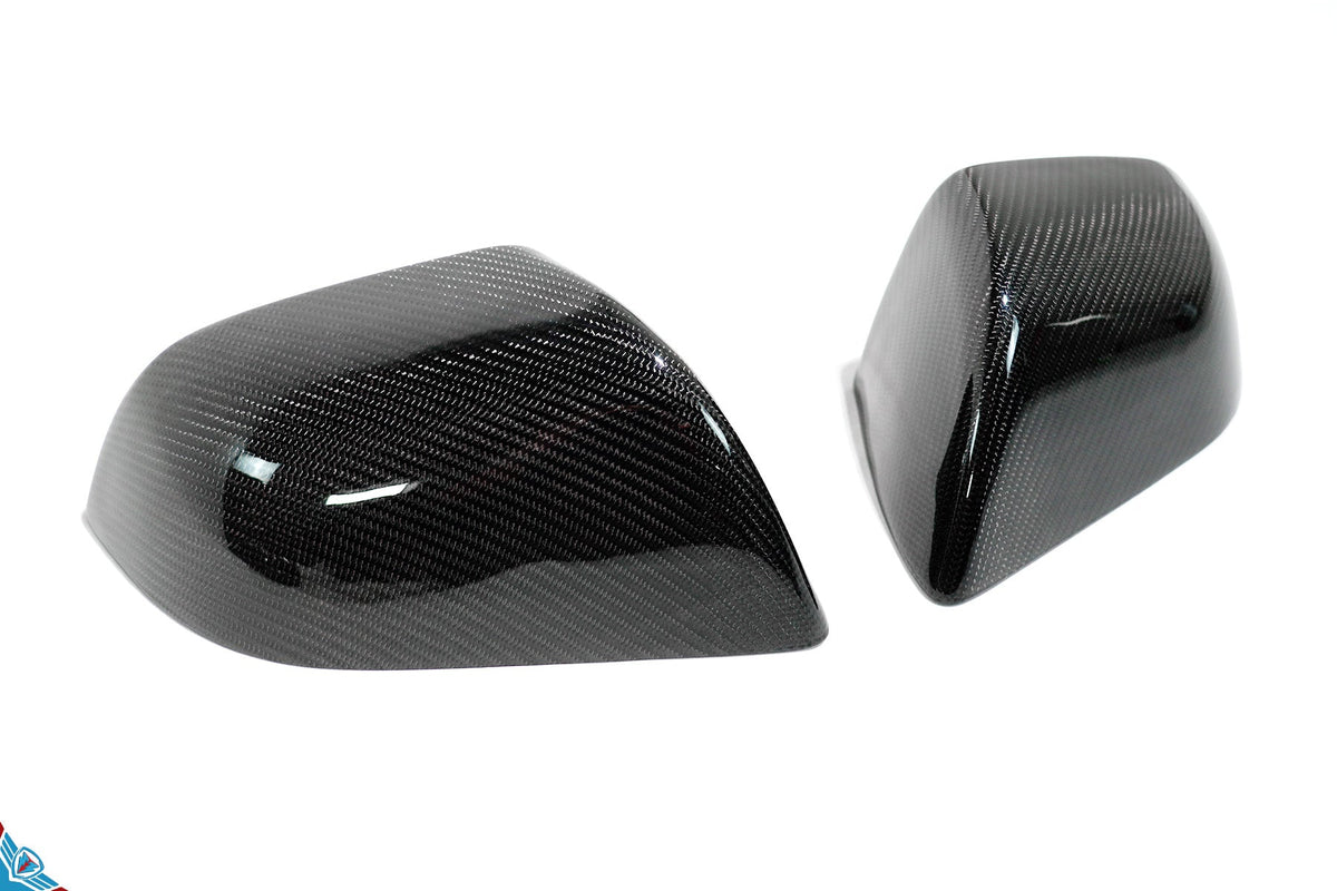 2017-2023 Tesla Model 3 (MK1) OEM Style Carbon Fiber Mirror Covers | FYBR Aerodynamics — photo 2 of 10