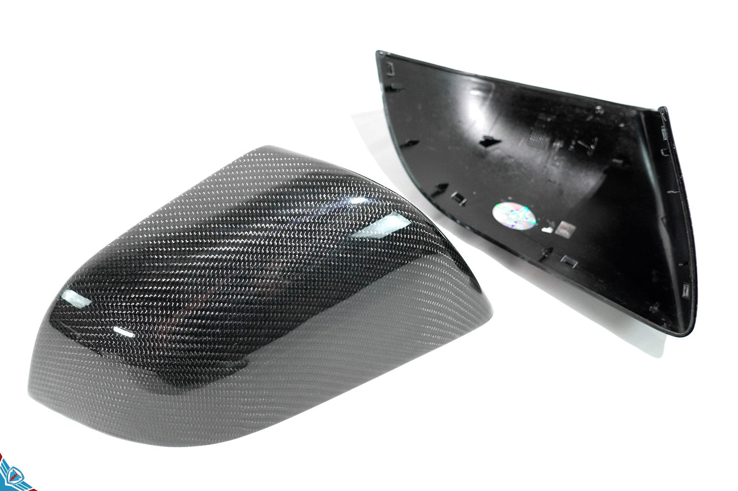 2017-2023 Tesla Model 3 (MK1) OEM Style Carbon Fiber Mirror Covers | FYBR Aerodynamics — photo 5 of 10