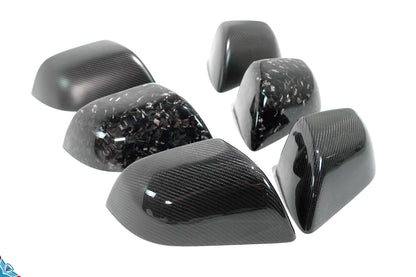 2017-2023 Tesla Model 3 (MK1) OEM Style Carbon Fiber Mirror Covers | FYBR Aerodynamics — photo 1 of 10