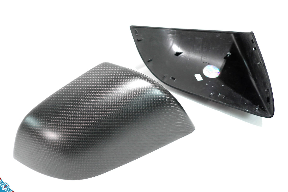 2017-2023 Tesla Model 3 (MK1) OEM Style Carbon Fiber Mirror Covers | FYBR Aerodynamics