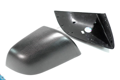 2017-2023 Tesla Model 3 (MK1) OEM Style Carbon Fiber Mirror Covers | FYBR Aerodynamics