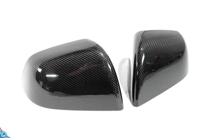 2020-2024 Tesla Model Y (1st-Gen) OEM Style Dry Carbon Fiber Mirror Covers | FYBR Aerodynamics — photo 2 of 9