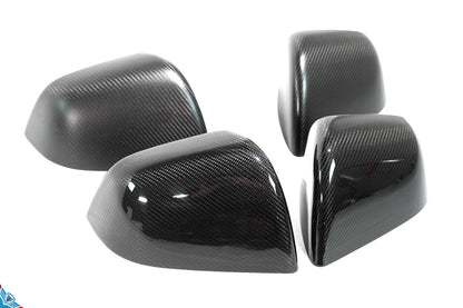 2020-2024 Tesla Model Y (1st-Gen) OEM Style Dry Carbon Fiber Mirror Covers | FYBR Aerodynamics — photo 1 of 9