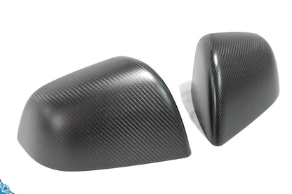 2020-2024 Tesla Model Y (1st-Gen) OEM Style Dry Carbon Fiber Mirror Covers | FYBR Aerodynamics — photo 6 of 9