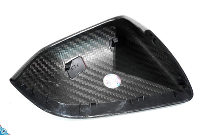 2020-2024 Tesla Model Y (1st-Gen) OEM Style Dry Carbon Fiber Mirror Covers | FYBR Aerodynamics — photo 8 of 9
