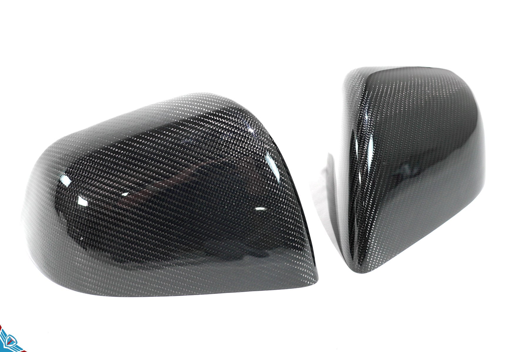 2020-2024 Tesla Model Y (1st-Gen) OEM Replacement Style Carbon Fiber Mirror Covers | FYBR Aerodynamics — photo 2 of 10