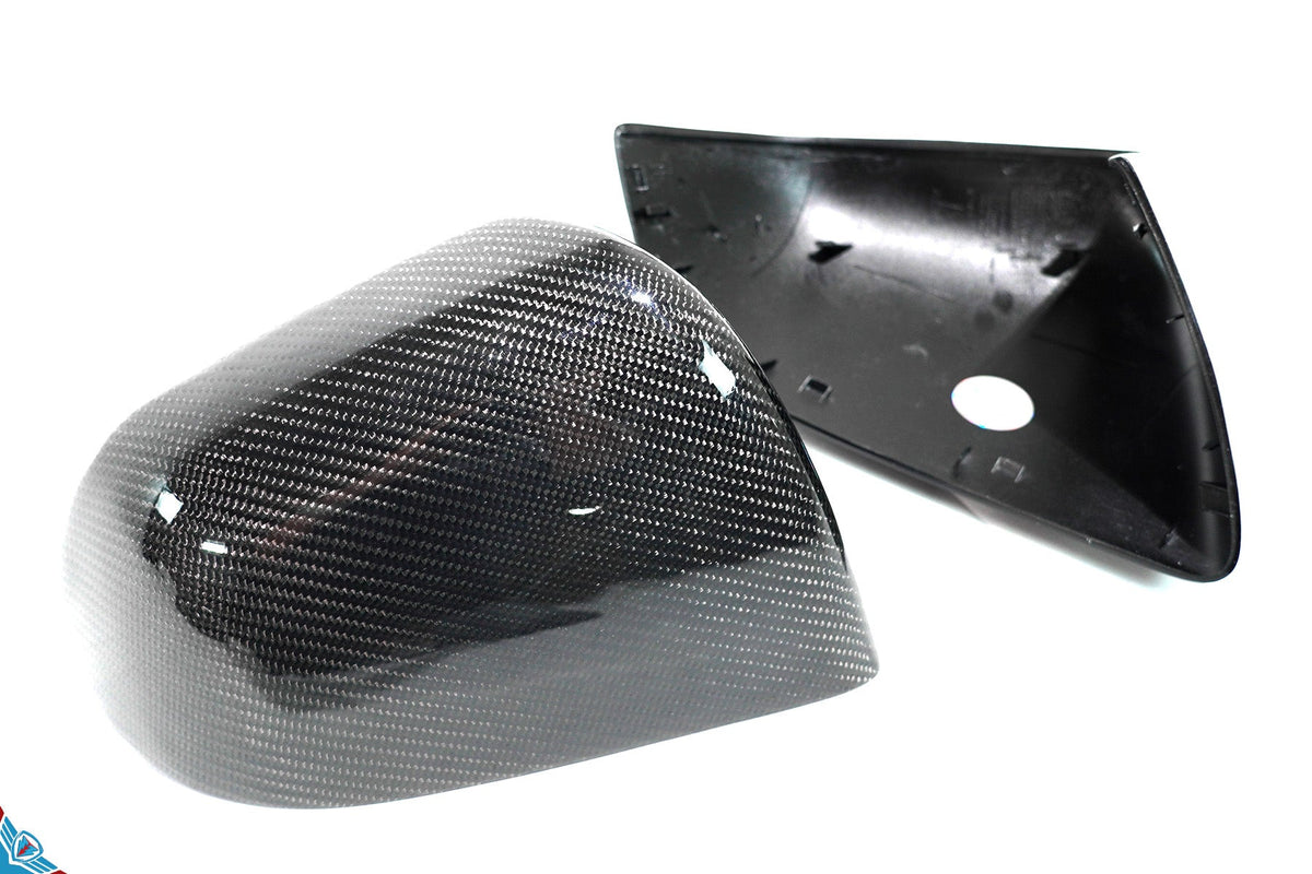 2020-2024 Tesla Model Y (1st-Gen) OEM Replacement Style Carbon Fiber Mirror Covers | FYBR Aerodynamics — photo 5 of 10