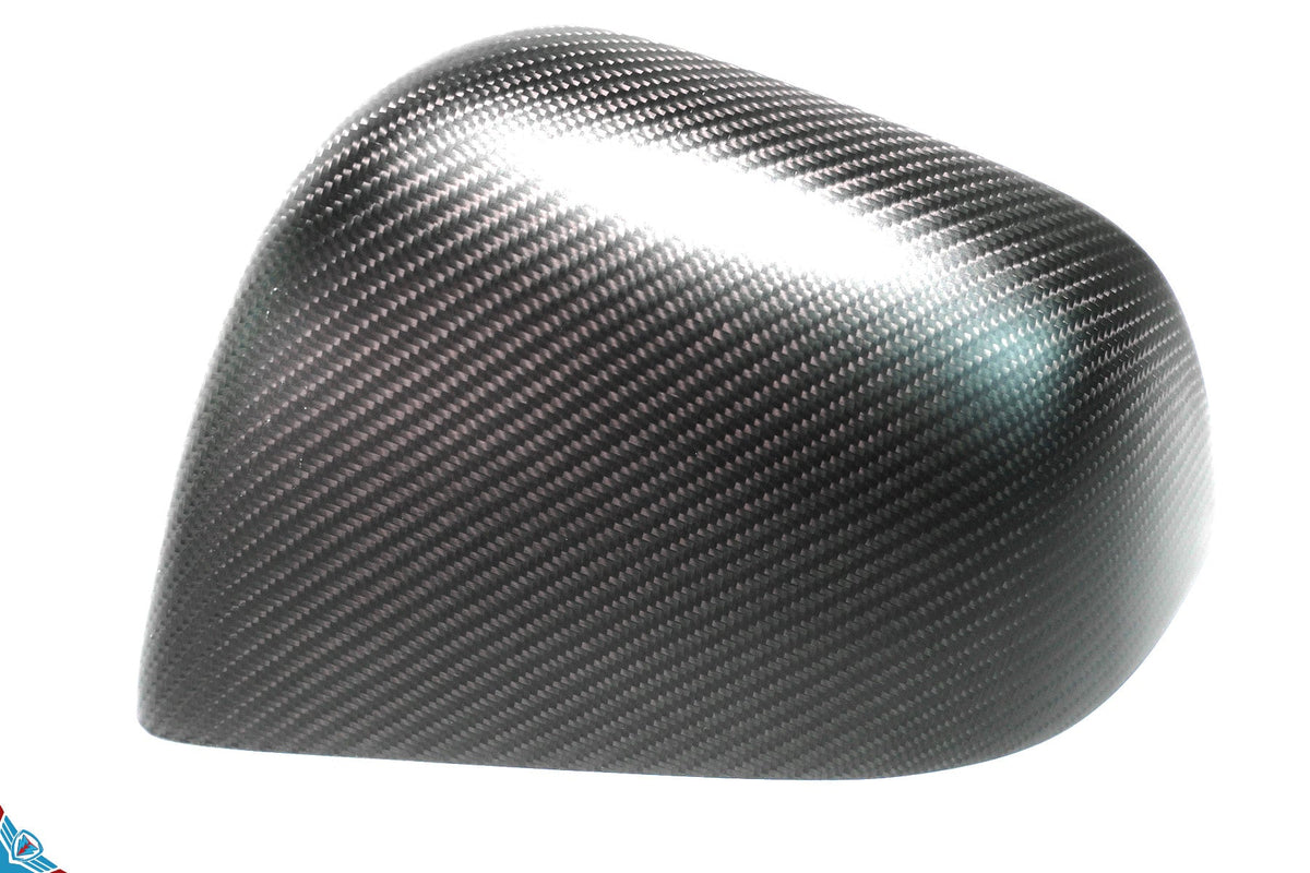 2020-2024 Tesla Model Y (1st-Gen) OEM Replacement Style Carbon Fiber Mirror Covers | FYBR Aerodynamics — photo 7 of 10
