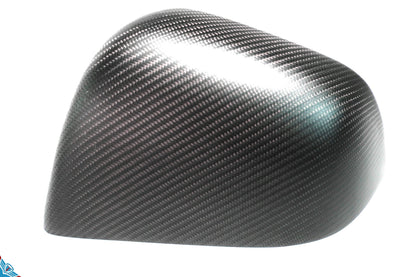 2020-2024 Tesla Model Y (1st-Gen) OEM Replacement Style Carbon Fiber Mirror Covers | FYBR Aerodynamics — photo 7 of 10