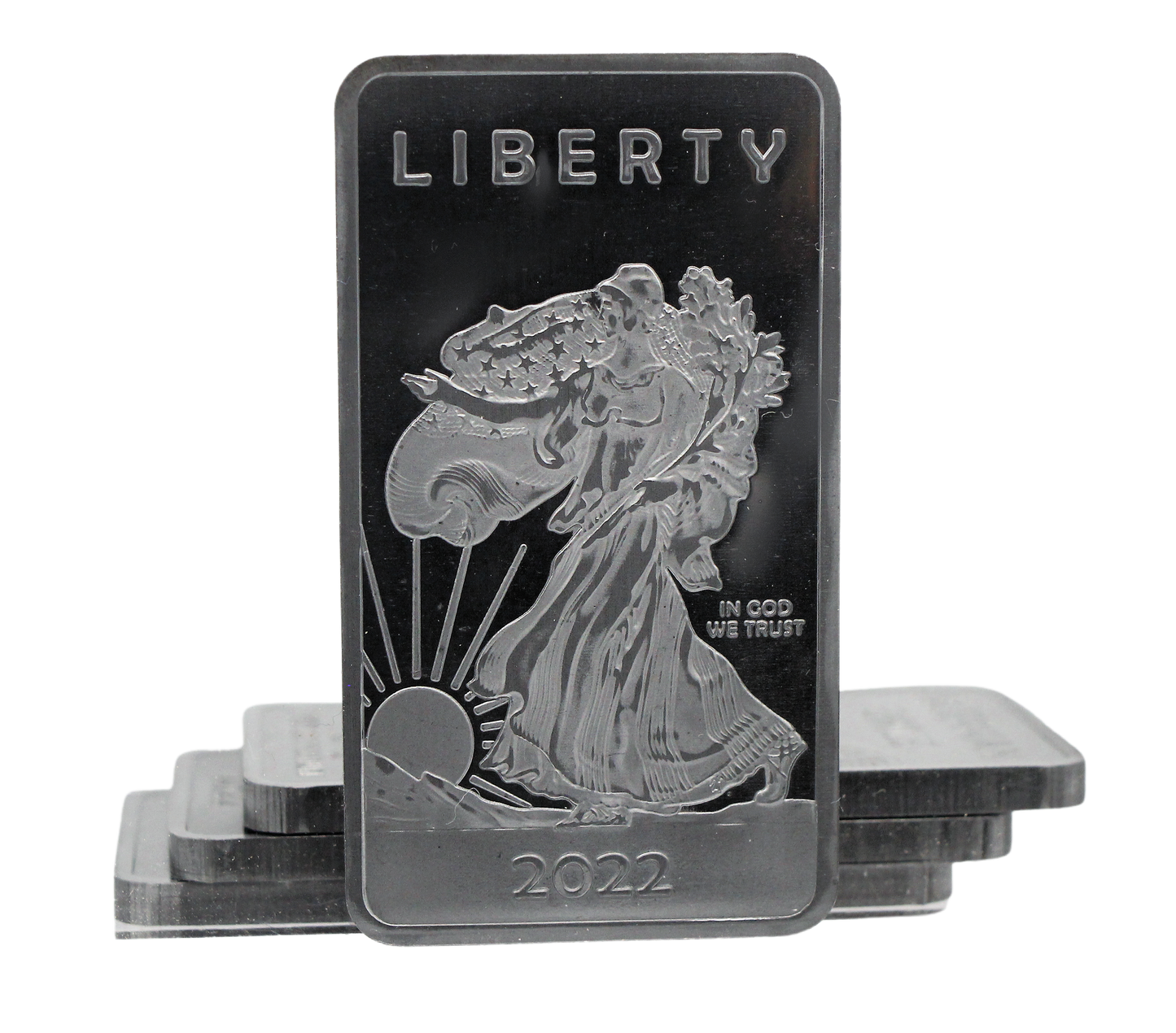 1 Troy Ounce OZ .999 Pure Molybdenum Precious Metal Walking Liberty American Eagle Silver Rare Metal Bar
