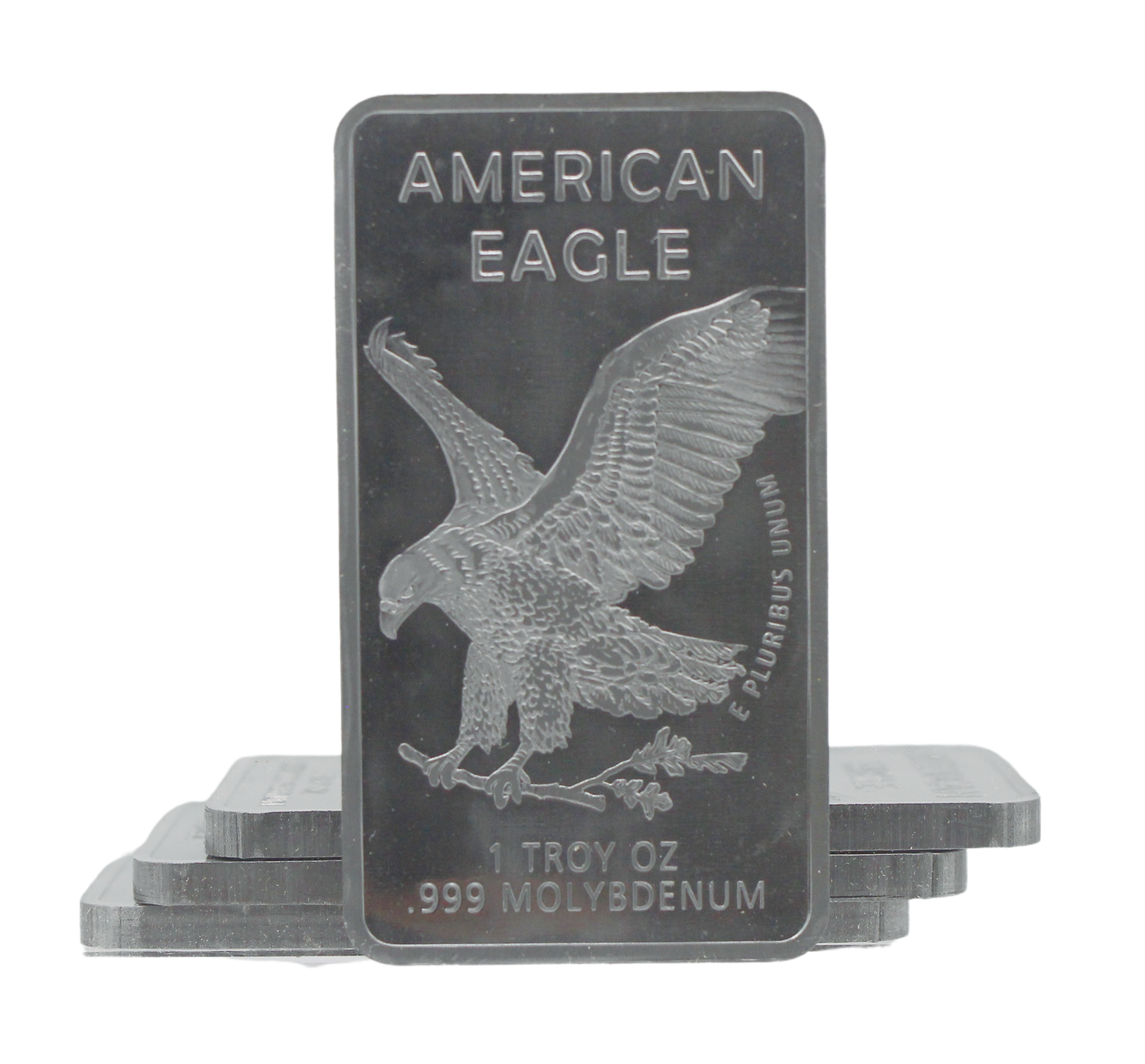 1 Troy Ounce OZ .999 Pure Molybdenum Precious Metal Walking Liberty American Eagle Silver Rare Metal Bar
