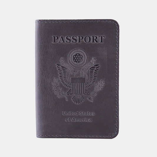 Passport cover with the national symbol of United States