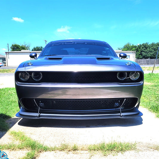 2015-2023 Dodge Challenger (MK3) SRT Hellcat Style Polypropylene Front Bumper Conversion Kit | E3Tuning — photo 2 of 10