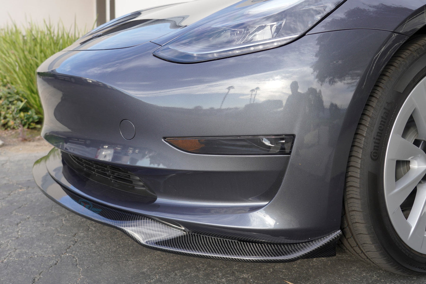 2017-2023 Tesla Model 3 (MK1) ATS Style Carbon Fiber Front Lip | FYBR Aerodynamics — photo 6 of 10