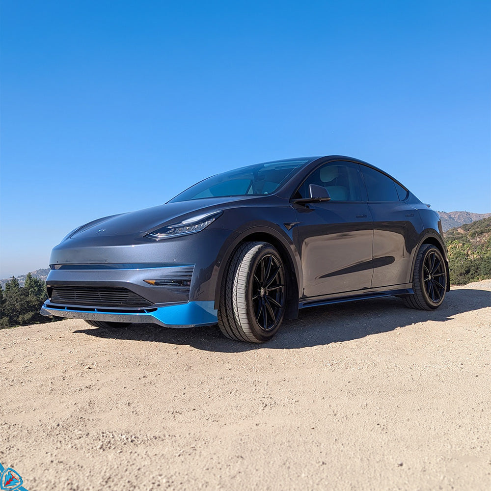 2020-2024 Tesla Model Y (1st-Gen) Aero Style Polypropylene Front Bumper & Lip Kit | CUSTUNING — photo 1 of 9