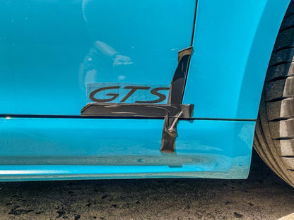 "GTS" Türaufkleber-Logos für Porsche-Fahrzeuge (Boxster, Cayman, 911, Macan, Cayenne, Panamera)