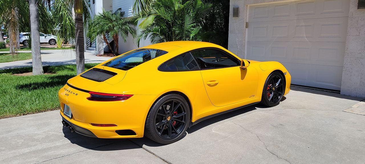 "GTS" Türaufkleber-Logos für Porsche-Fahrzeuge (Boxster, Cayman, 911, Macan, Cayenne, Panamera)