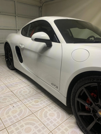 "GTS" Türaufkleber-Logos für Porsche-Fahrzeuge (Boxster, Cayman, 911, Macan, Cayenne, Panamera)