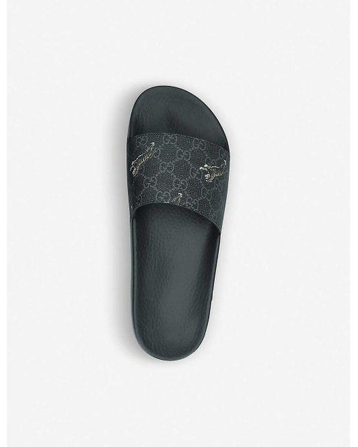 GUCCI Men's Luxurious Leather Slippers - Unparalleled Comfort and Style