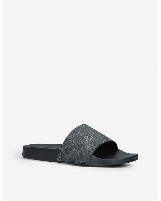 GUCCI Men's Luxurious Leather Slippers - Unparalleled Comfort and Style