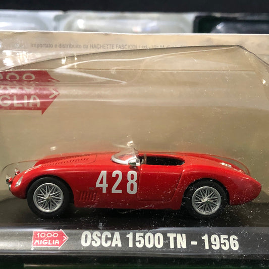 Osca 1500 TN 1956  1000 Miglia N 428 by Hechette 1:43 (1000M)