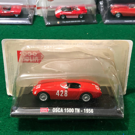 Osca 1500 TN 1956  1000 Miglia N 428 by Hechette 1:43 (1000M)