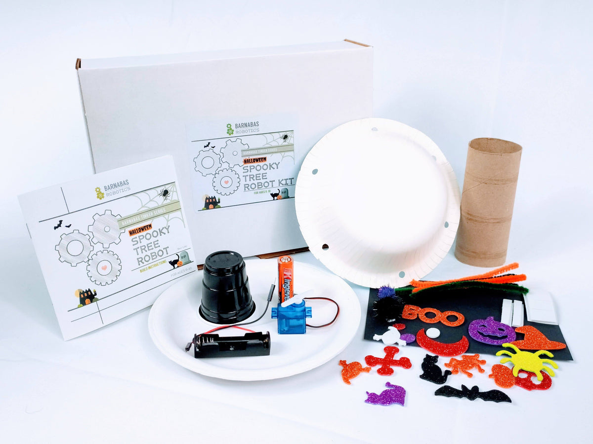 Halloween Spooky Tree Robot: Craft Tinker Kit For Kids (Ages 6-10)