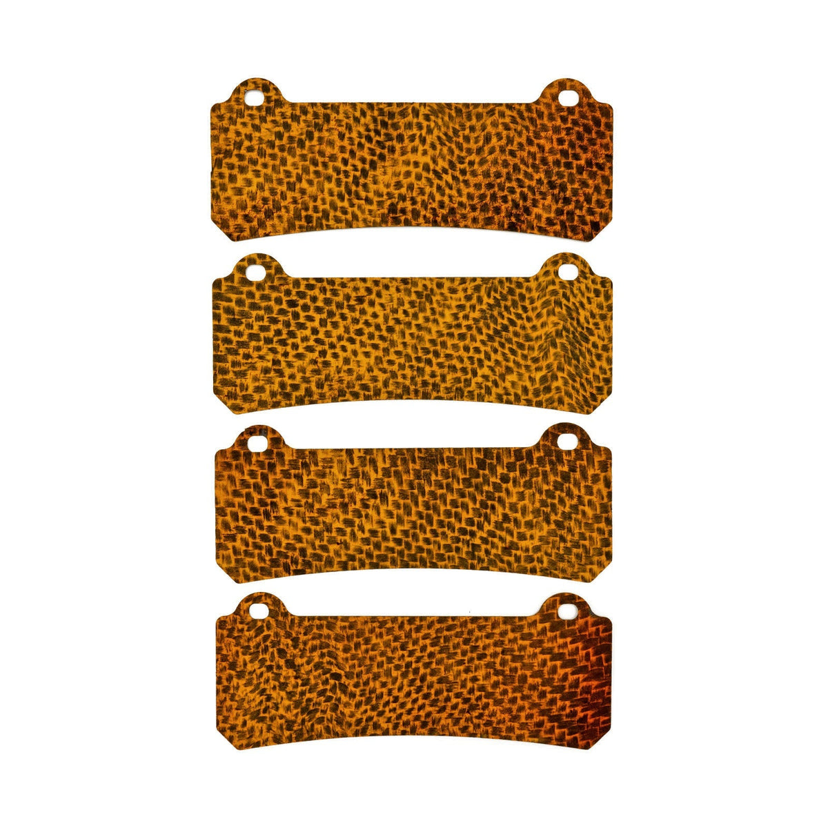 HEL Performance Carbon Fiber Brake Pad Shims for Mercedes CLK Class C209 CLK63 AMG Black Series 2006-2009