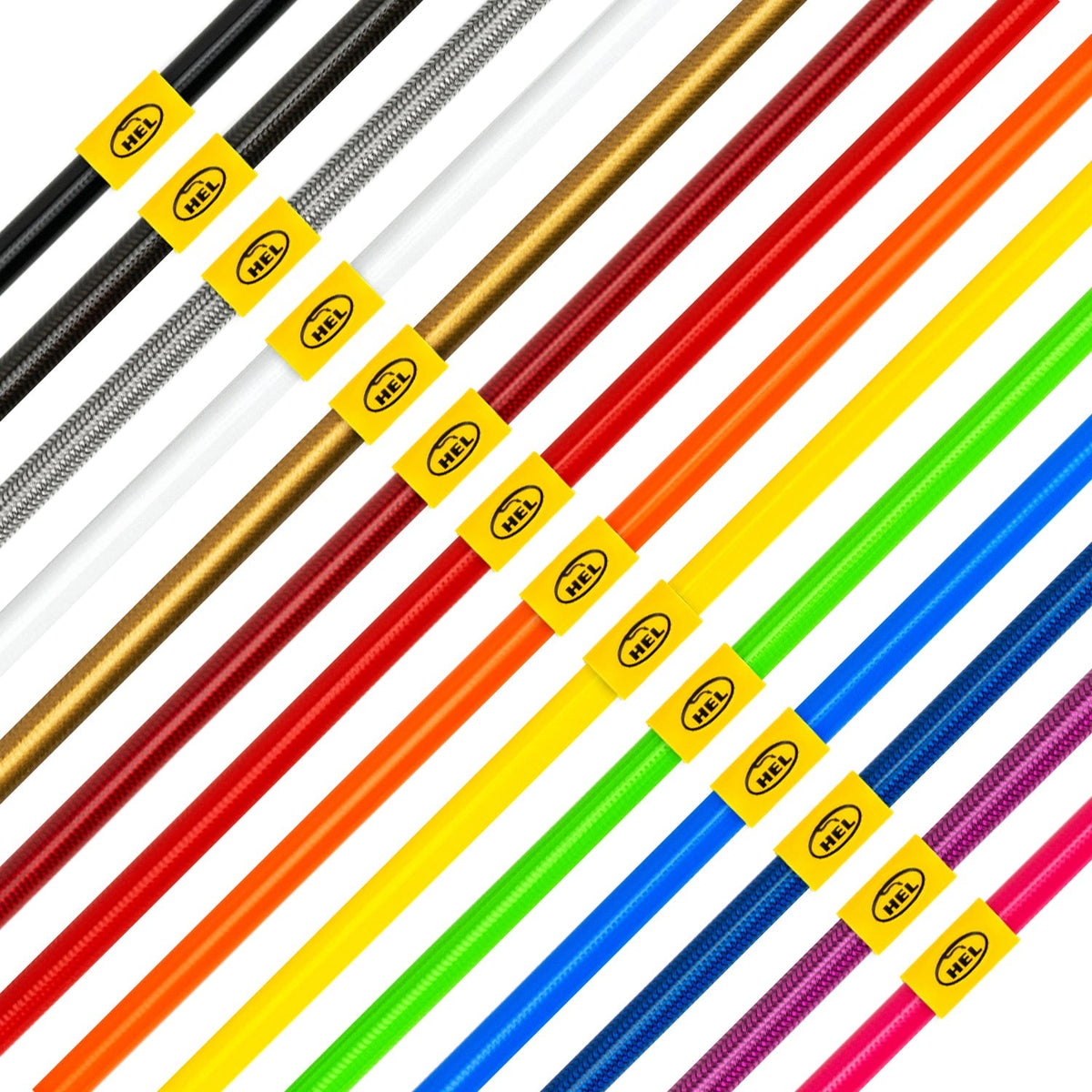 HEL Performance Brake Lines for Alfa Romeo 146 1.4 ie Import 1994-1996, Stainless Steel Braided