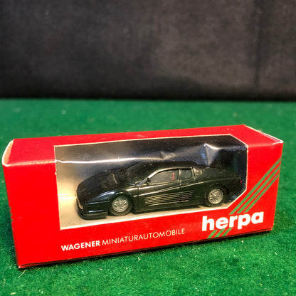 Ferrari Testarossa Black by Herpa 1:87 HO (2500)