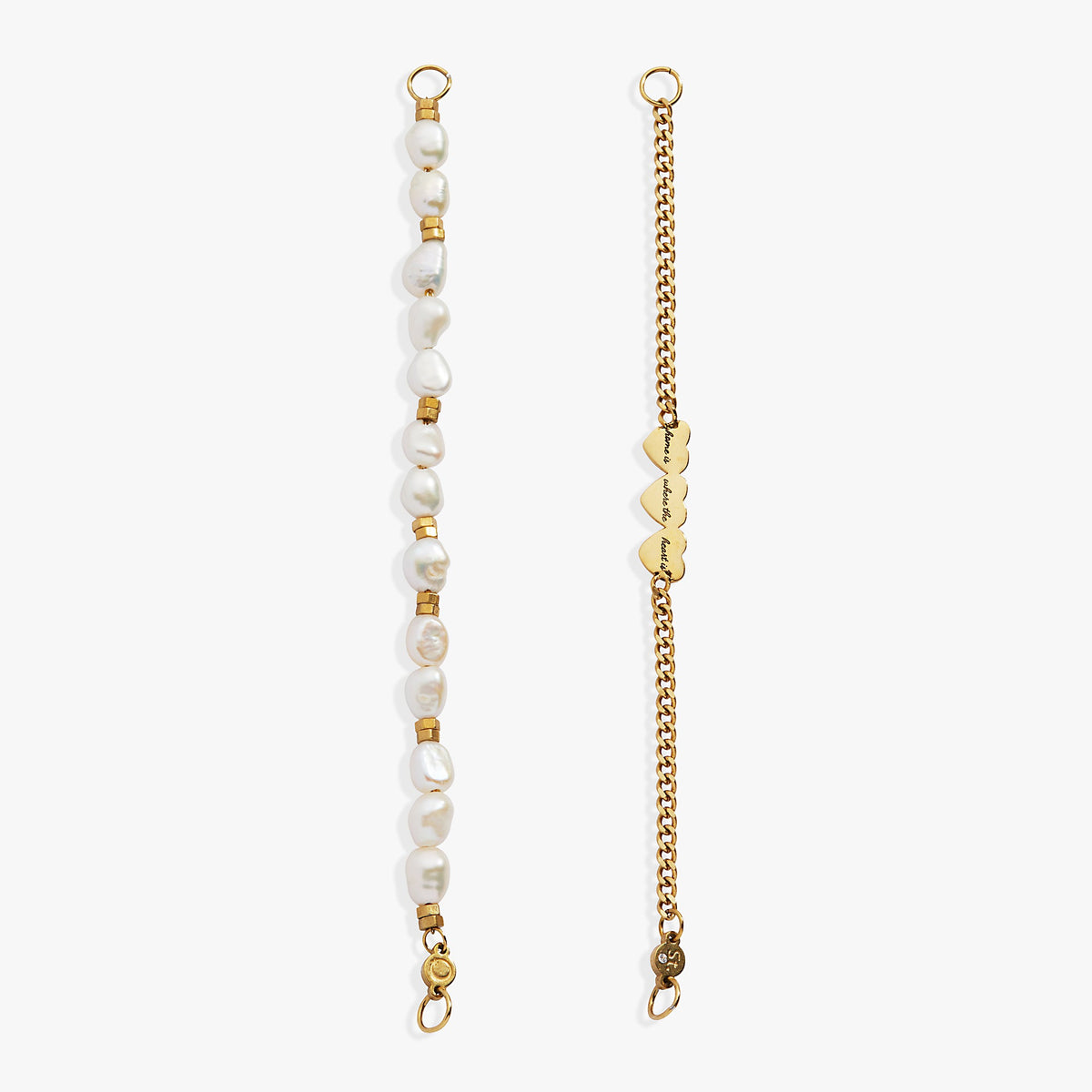 'Home Is Where The Heart Is' Pearl Stranded™ Bracelet Set