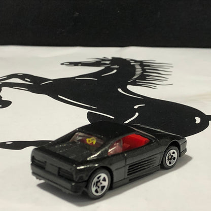Ferrari 348tb Metaflake Black by HotWheels 1:64 (5SP)(12933)(No box)