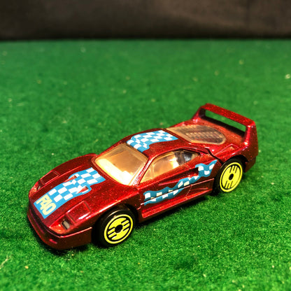 Ferrari F40 Candy Red by HotWheels 1:64 (LimeUH)(1468)(No box)