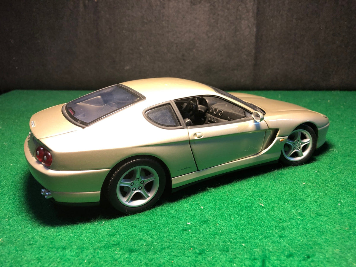 Ferrari 456 M Silver by HotWheels 1:18 (23917)(No box)