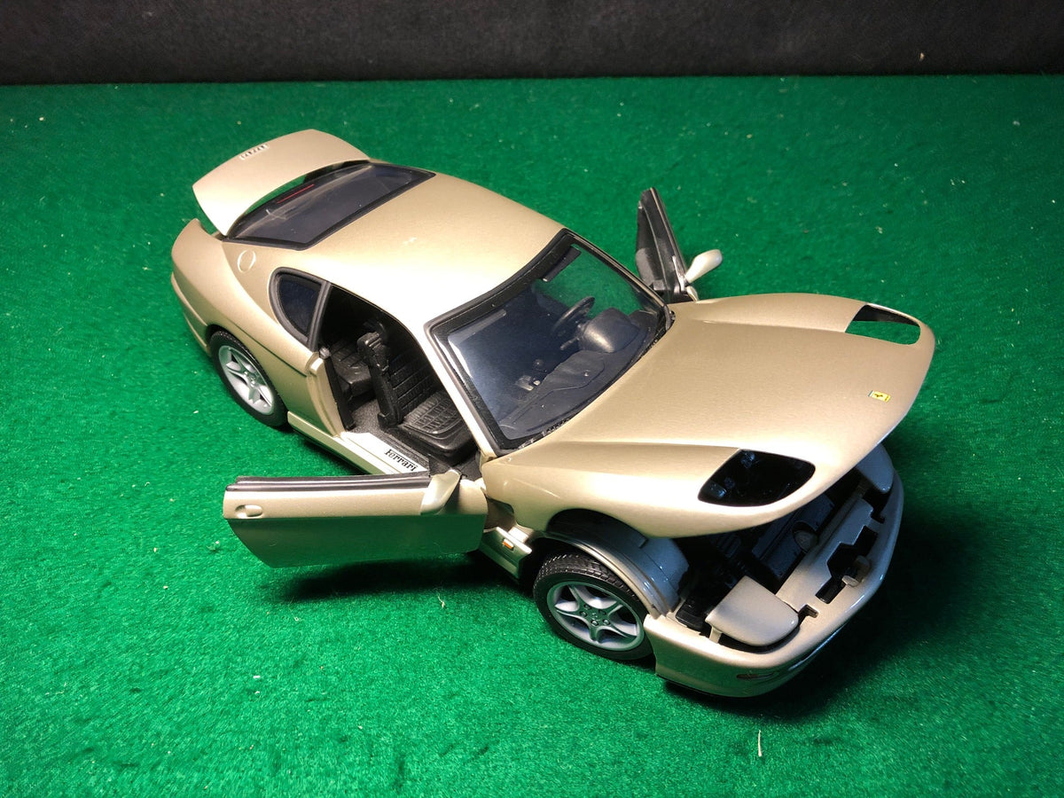 Ferrari 456 M Silver by HotWheels 1:18 (23917)(No box)