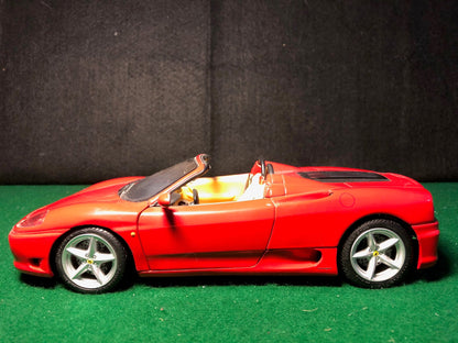 Ferrari 360 Spider, Red, by HotWheels 1:18 (27774)(No box)