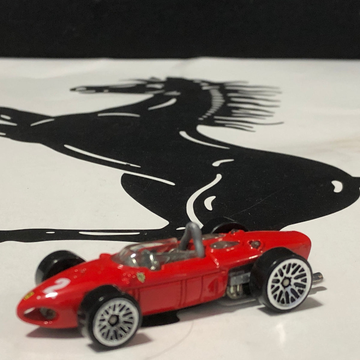 Ferrari F1 156 Sharknose N 2 by HotWheels 1:64 (LW)(28762)(No box)