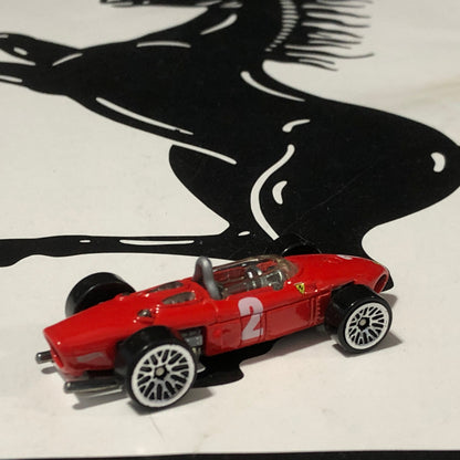 Ferrari F1 156 Sharknose N 2 by HotWheels 1:64 (LW)(28762)(No box)