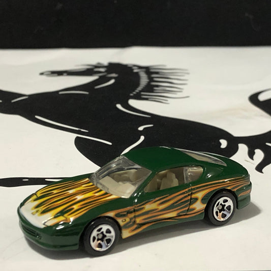 Ferrari 456 M Green by HotWheels 1:64 (5SP)(B3851)(No box)