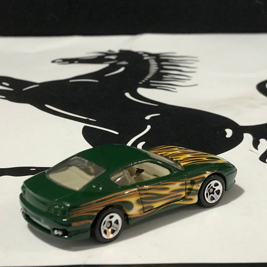 Ferrari 456 M Green by HotWheels 1:64 (5SP)(B3851)(No box)