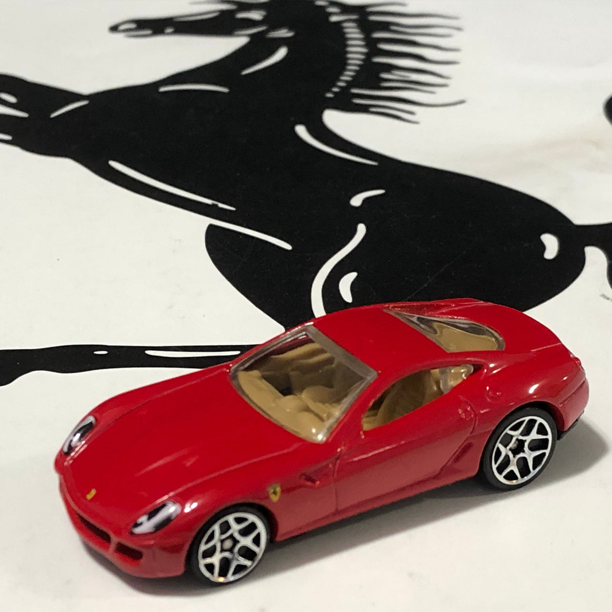 Ferrari 599 GTB Red by HotWheels 1:64 (Y5)(L4269)(No box)
