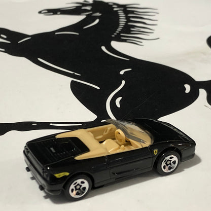 Ferrari 355 Spider Black by HotWheels 1:64 (5SP)(L4269)(No box)